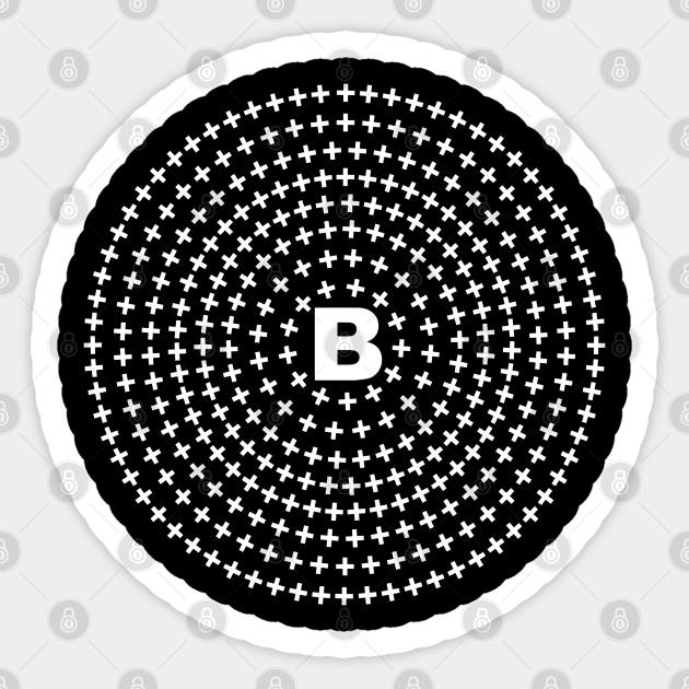 B+ Sticker by graphicganga